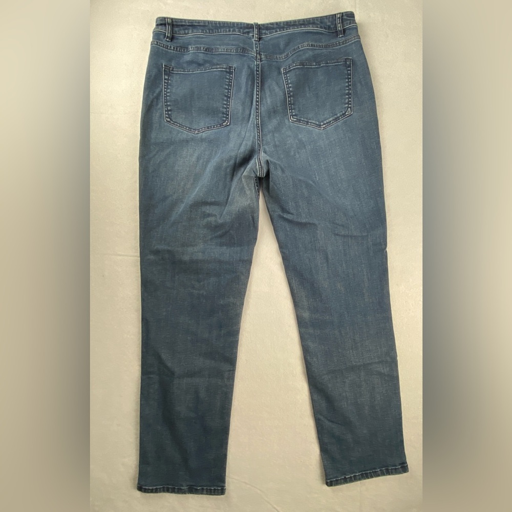 J Jill Womens Bootcut Smooth Fit Straight Leg Blue Jeans Size 32X29 - Picture 8 of 9